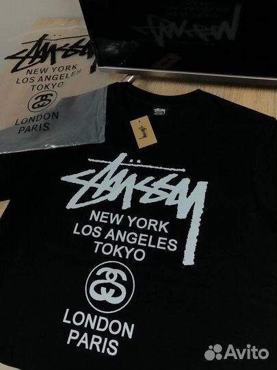 Футболка Stussy bronx compton