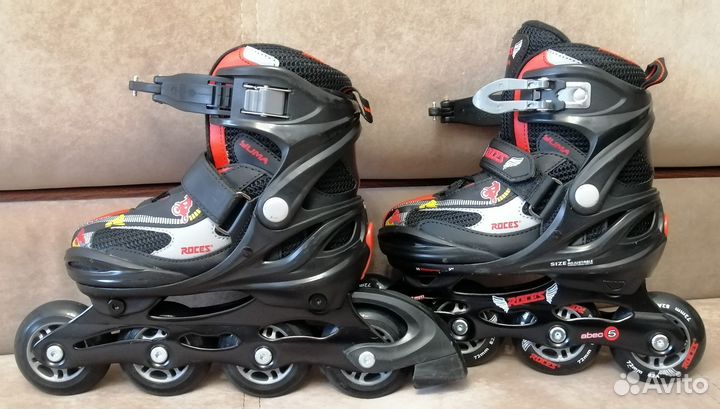 Роликовые коньки Roces, размер 30-35, в комплекте