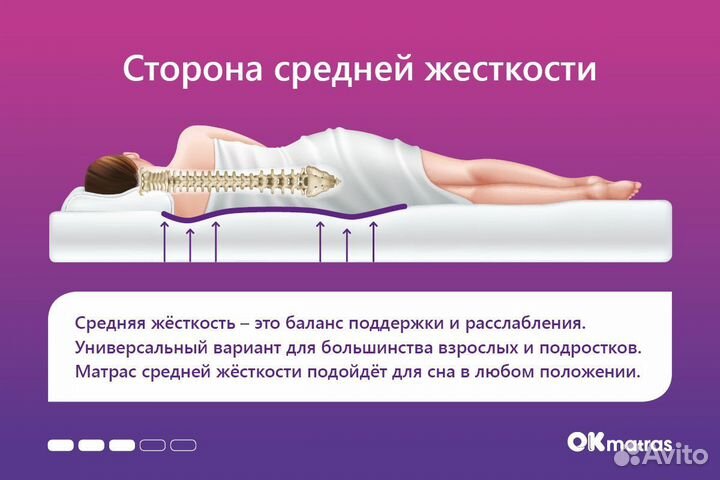 Матрас Sleeptek Lux FoamStrong Cocos 90х200 см