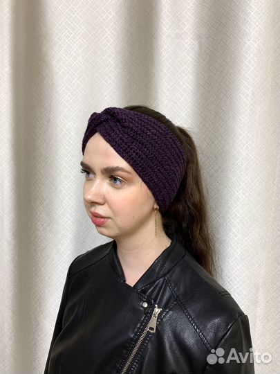 Повязка на голову из мериноса