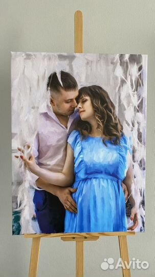 Портрет по фото. Картина