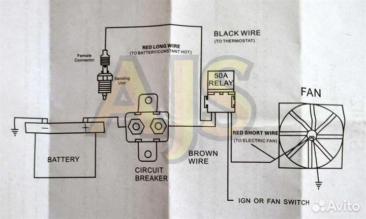 Термореле для включения вентиляторов
