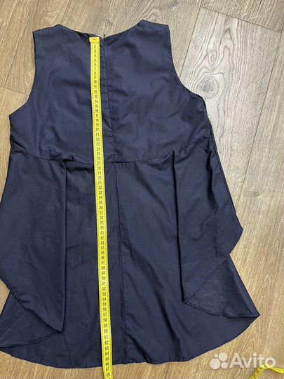 Блузка синяя для девочки 140 152