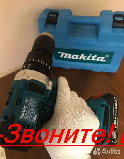 Аккум. Шуруповерт Makita 36v (ударный с набором би