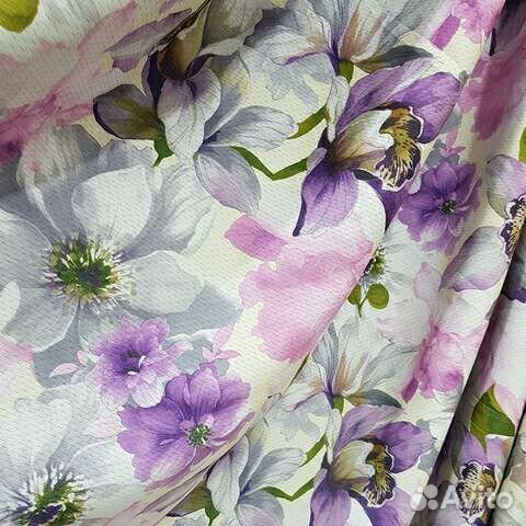 Шторы блэк-аут рогожка с рисунком