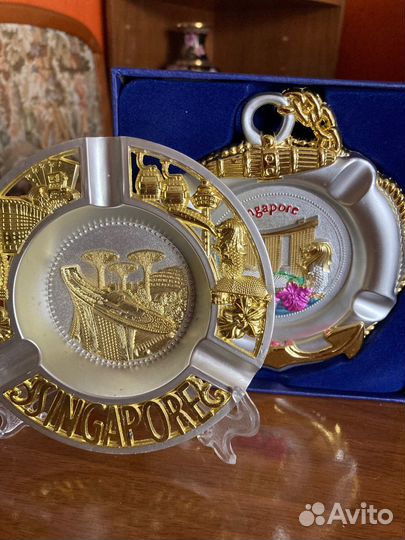 Пепельница (тарелочка, ключница) новая «Singapore»