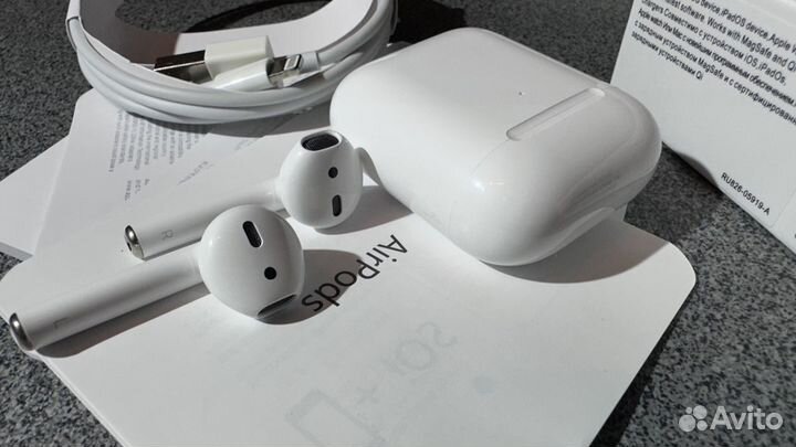 Наушники apple Airpods 2 беспроводные наушники