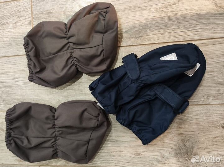 Варежки краги reima 1,пинетки lessie 0 демисезон