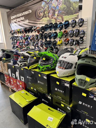 Мотошлема в ассортименте