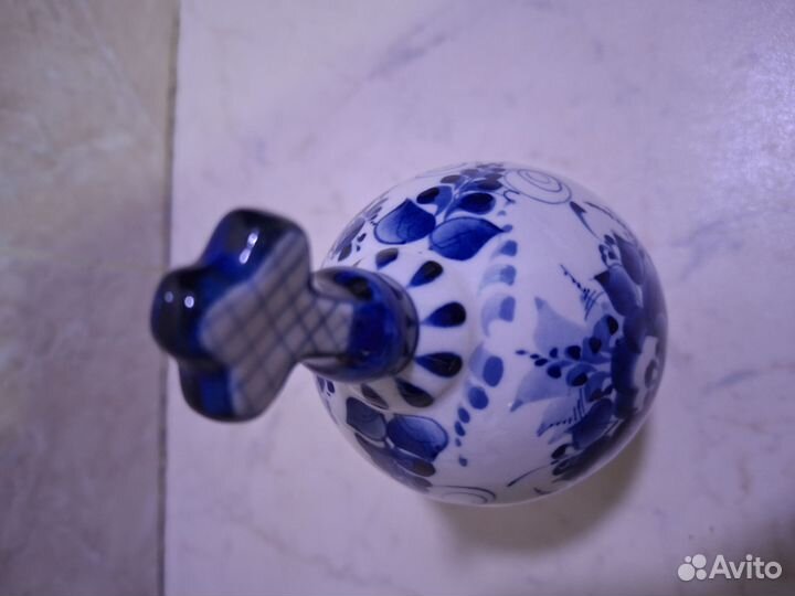 Гжель пасхальное яйцо