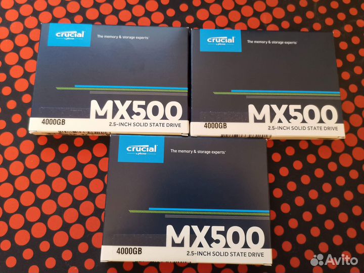 4TB Crucial MX500 SATA SSD