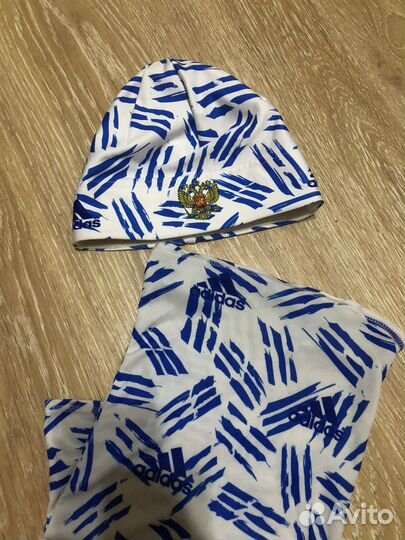 Шапка и баф спортивные adidas