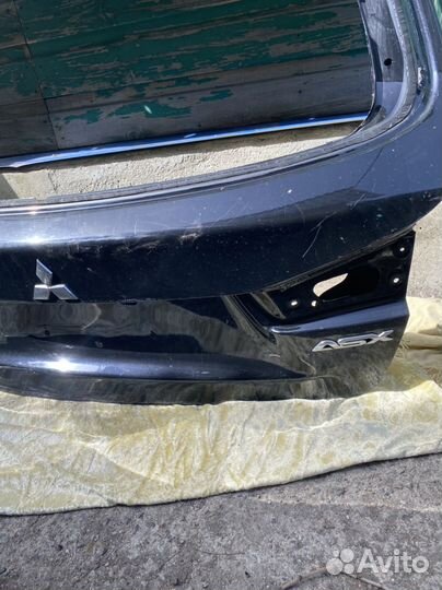 Крышка багажника на mitsubishi asx и задний бампер