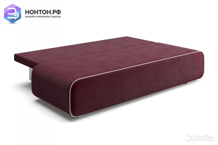 Диван еврокнижка Нео бордовый