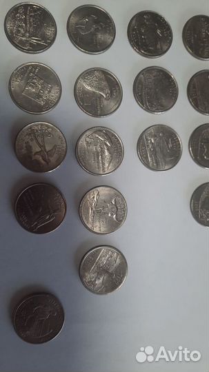 Монеты Квотеры Штаты