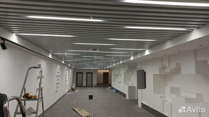 Кубообразный потолок/Цвет 7015