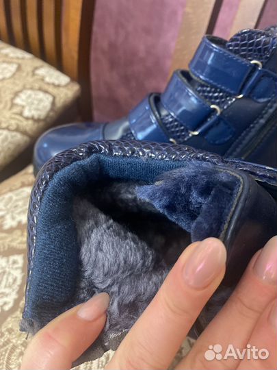 Ботинки утепленные