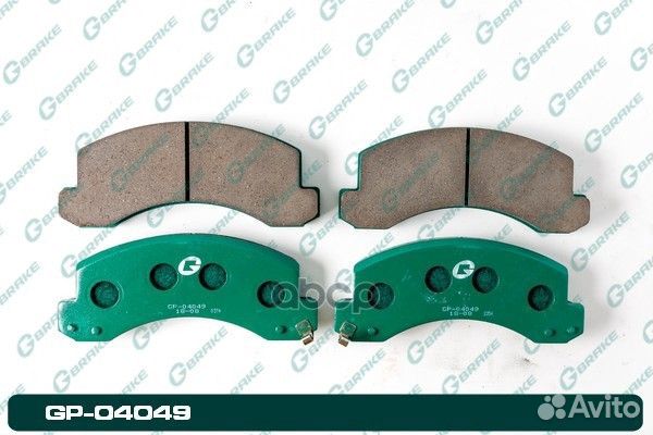Колодки G-brake GP-04049 GP-04049 gbrake