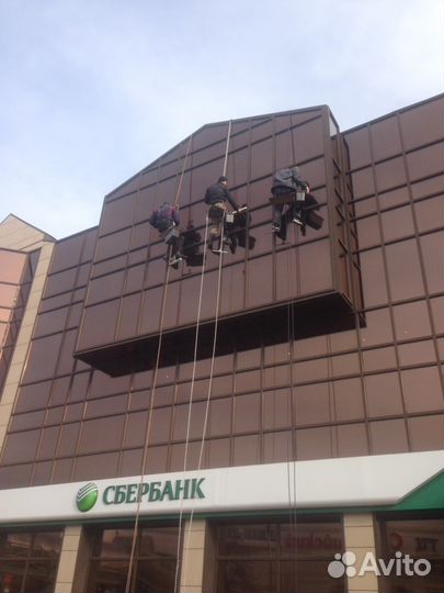 Промышленный альпинизм, утепление, утепление стен