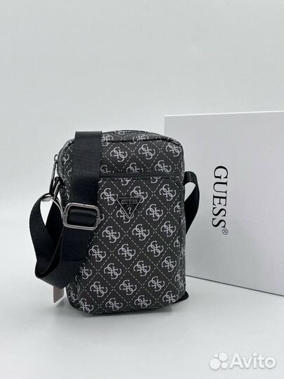 Сумка мужская guess через плечо