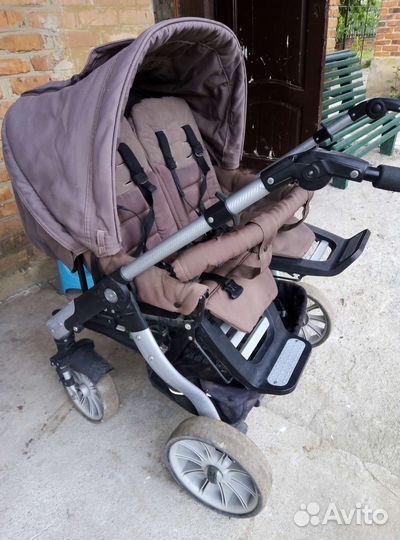 Коляска для двойни 2 в 1