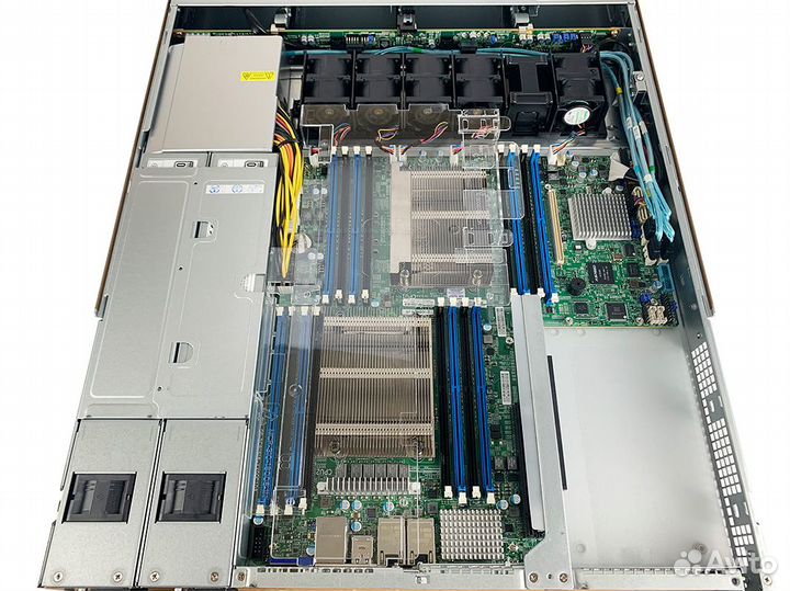 Сервер Supermicro 6018R-wtrt 2x E5-2687Wv3 512Gb