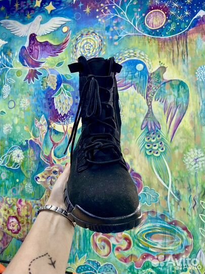 Берцы облегченные летние черные