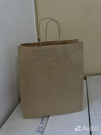 Крафт пакеты с ручками