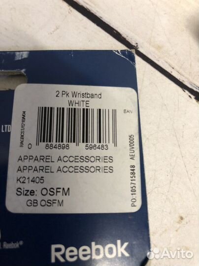 Напульсники reebok оригинал