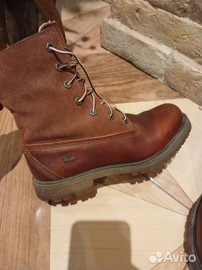 Ботинки женские зимние натуральный нубук