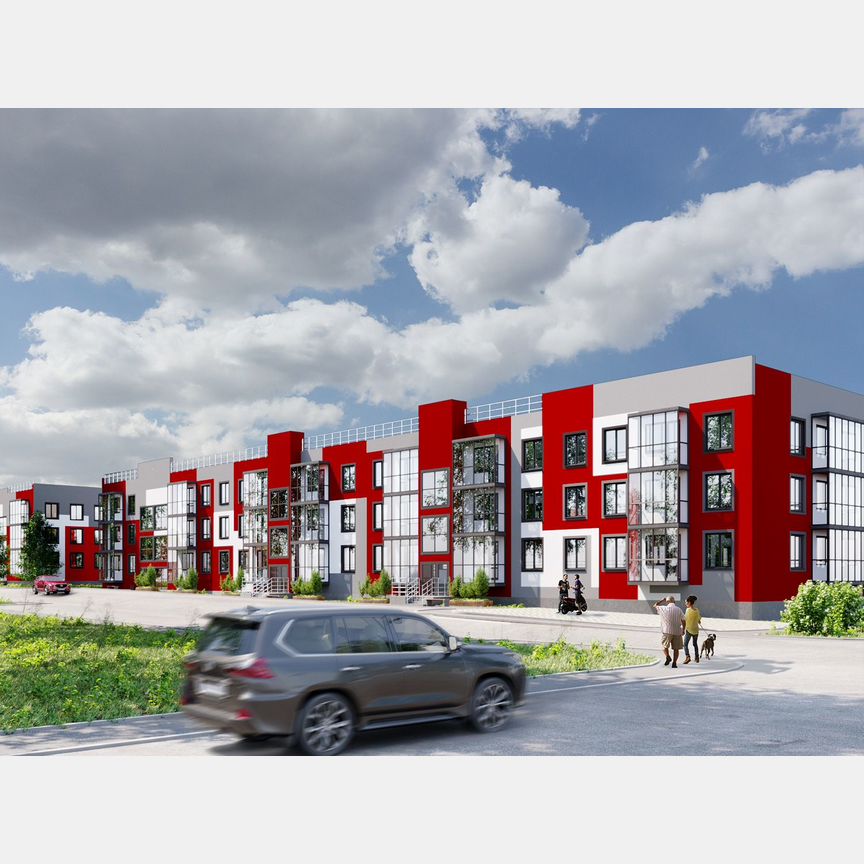 1-к. квартира, 41,2 м², 3/3 эт.