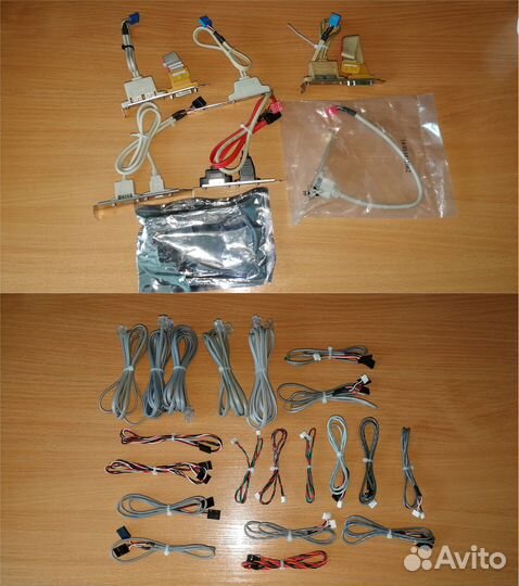 Кабели питания пк и др. кабели, комп. мелочёвка