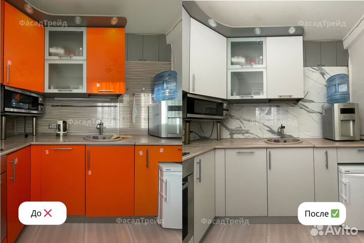 Перекраска / реставрация кухонных фасадов