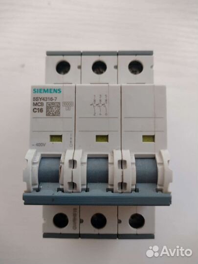 Ав Siemens 5SY4316-7 C16