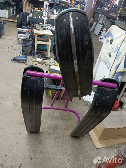 Детский снегокат с мотором