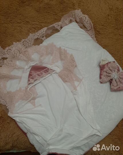 Конверт на выписку для девочки зима