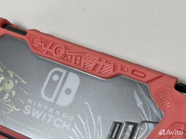 Грип-кейс для Nintendo Switch (чехол коралловый)