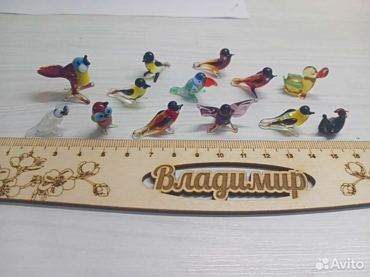 Фигурки животных из стекла