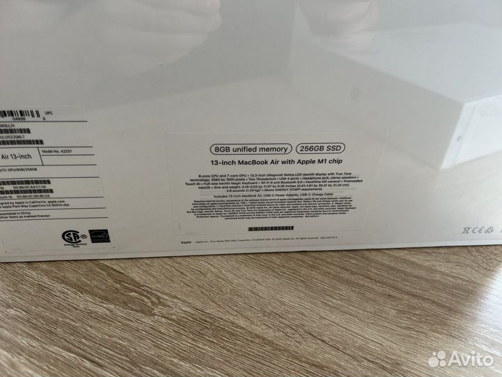 Macbook Air M1 новый Silver