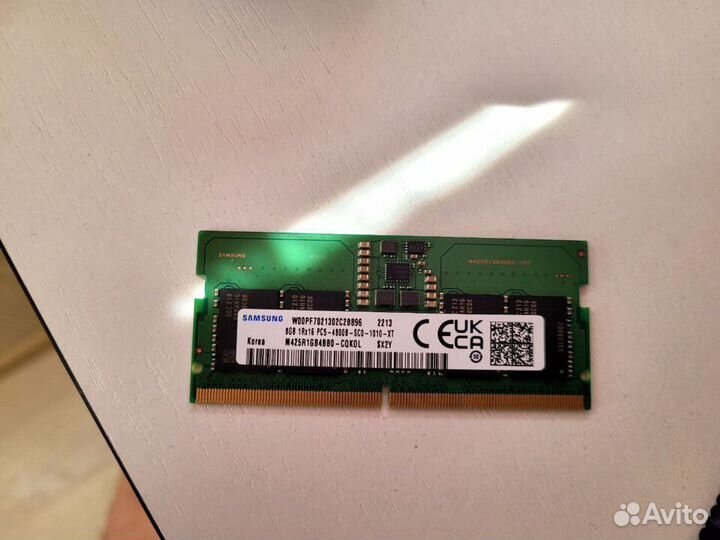 Оперативная память Samsung DDR5 8GB sodimm