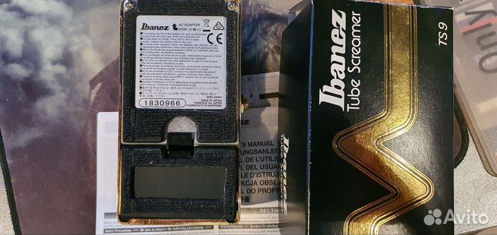 Гитарная педаль Ibanez TS 9 gold limited edition
