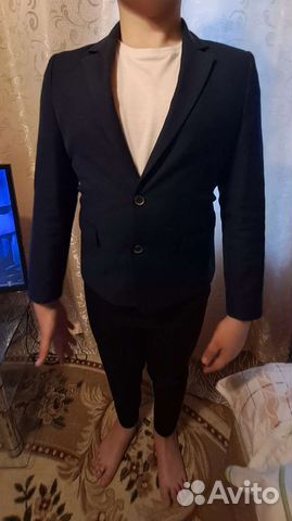 Пиджак hm на мальчика 146