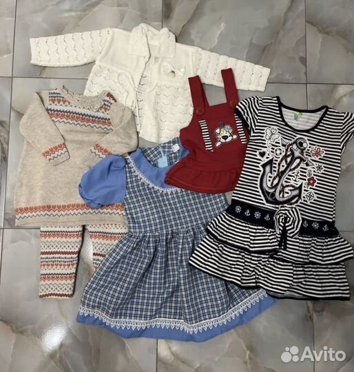 Детские вещи пакетом для девочки 68 74 80