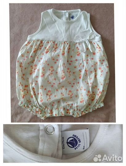 Одежда для девочки 6-12 мес