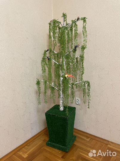 Деревья из бисера