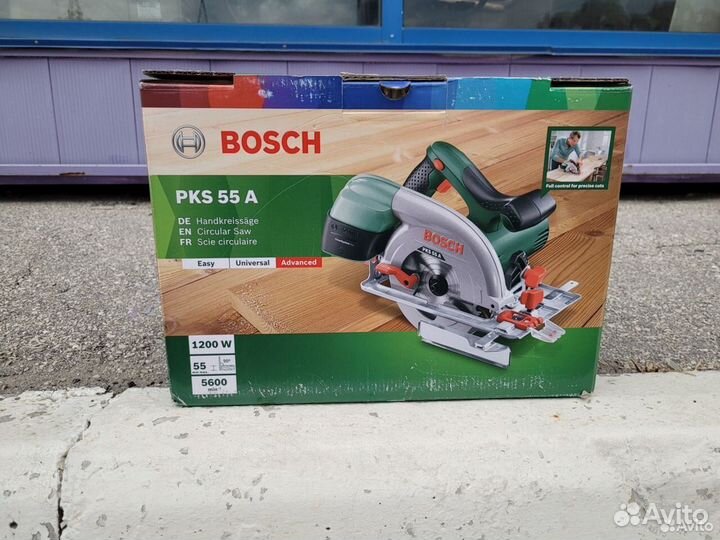 Новая пила дисковая Bosch PKS 55A