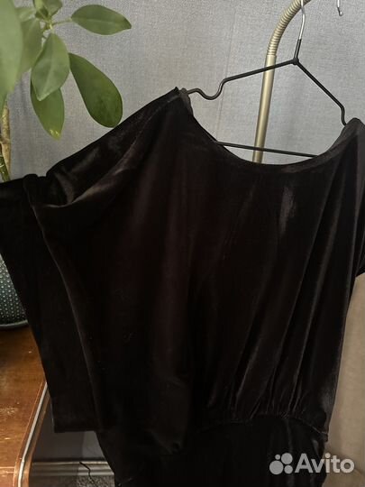 Вечернее бархатное платье H&M