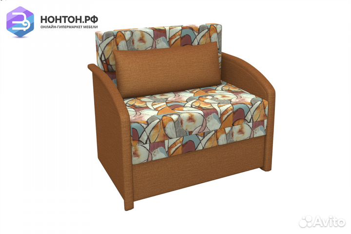 Диван выкатной Малыш 1000 коричневый