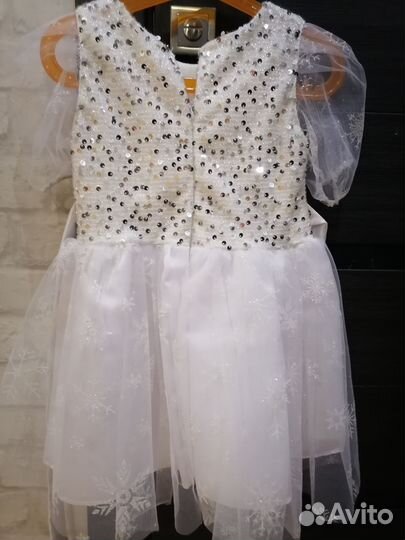 Платье снежинки для девочки 98 104