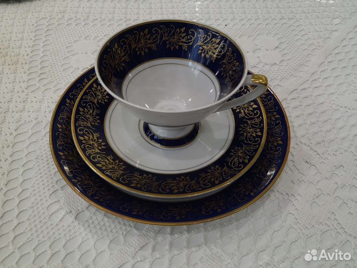 Чайная тройка фарфор Германия